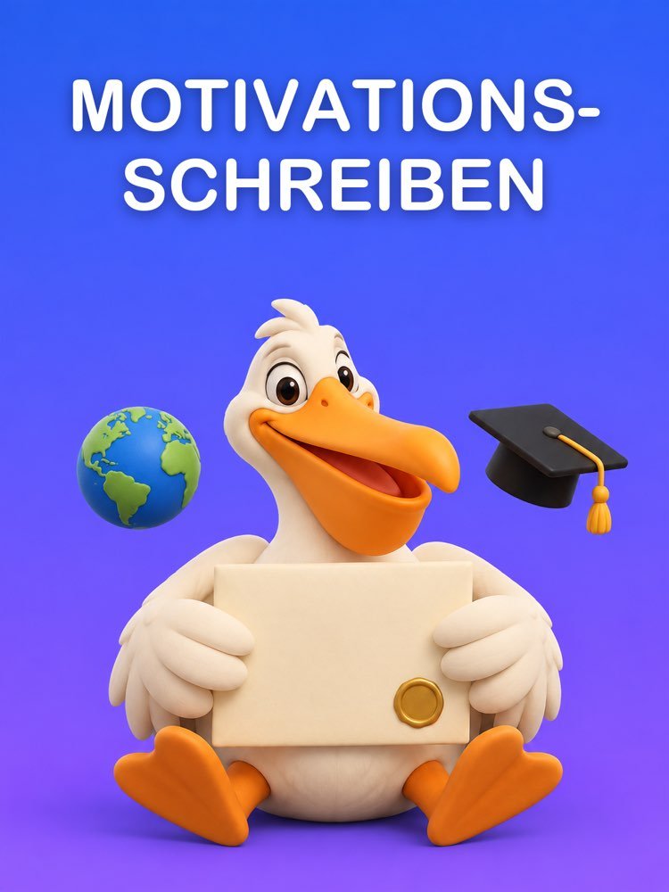 Motivationsschreiben für Master, Stipendium und Austausch