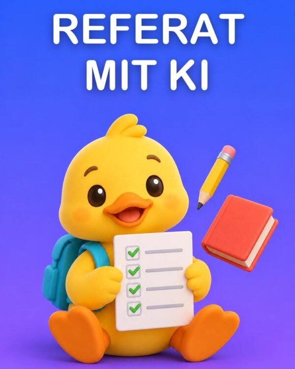 Referat mit KI, von der Aufgabenstellung zum Plan für jeden Teil