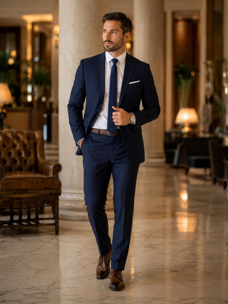 Elegant Formal Tailoring Look in Your Photo With AI
