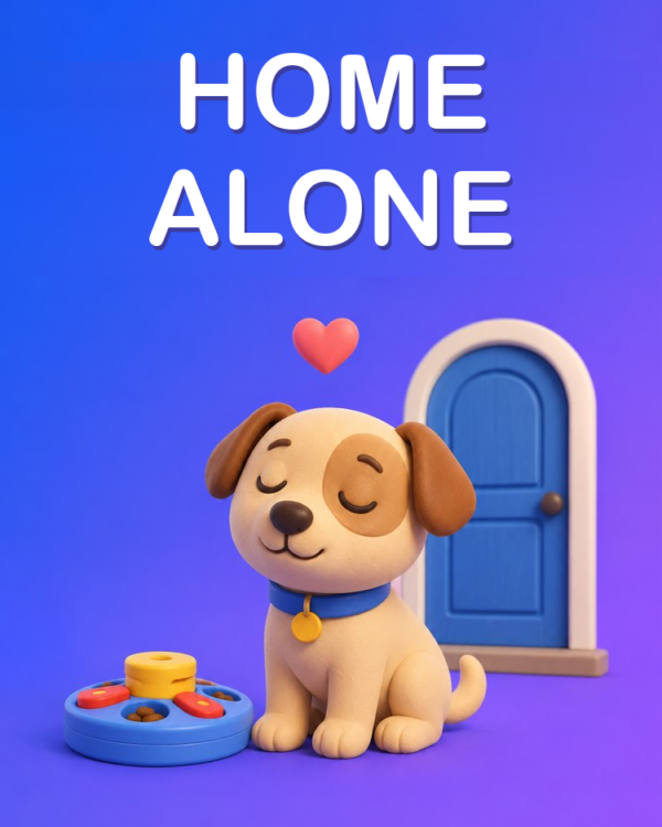 A Pet Home Alone Without Separation Anxiety, with AI