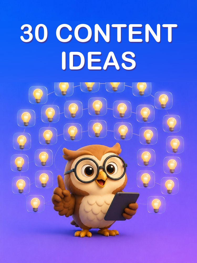 30 Content Ideas for Your Niche with AI