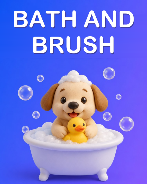 Bathing, Brushing and Grooming Your Pet at Home, with AI