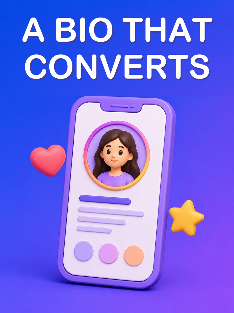 A Social Media Bio That Converts with AI
