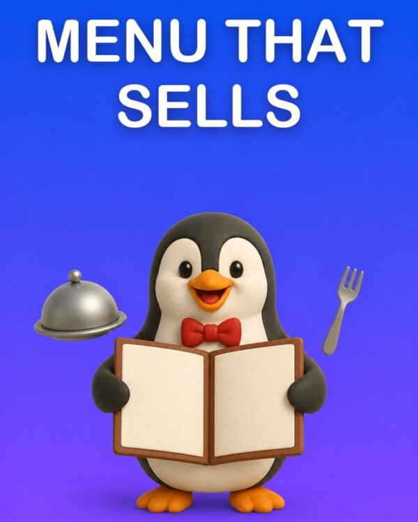 Restaurant Menu That Sells