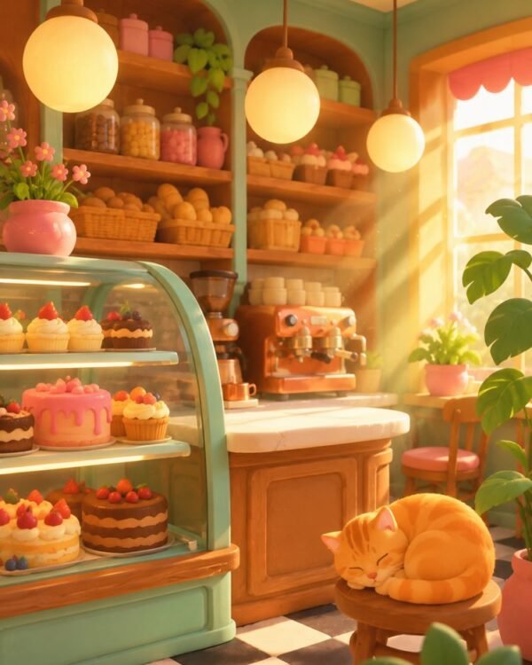 Bakery Scene in 3D Animation