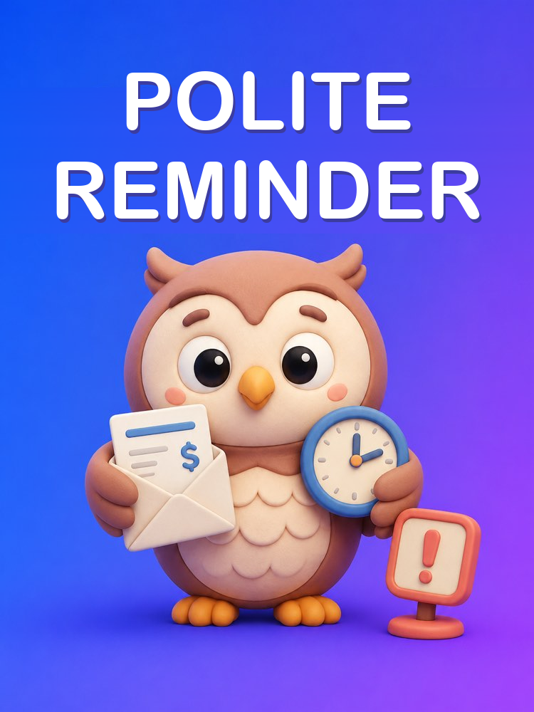 A Polite Reminder for a Customer Who Paid Late