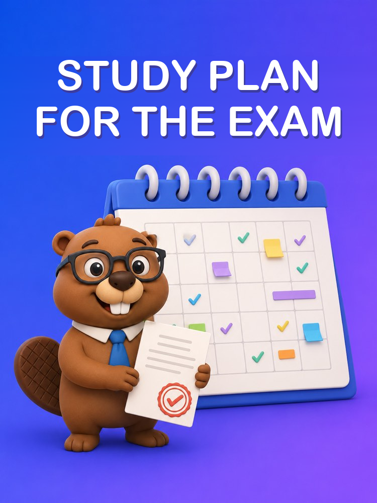Study Plan from the Exam Syllabus