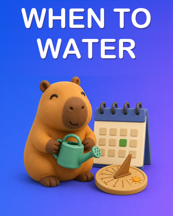 A Custom Watering Schedule with AI