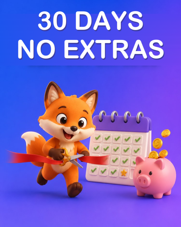30-Day Challenge with No Nonessential Spending