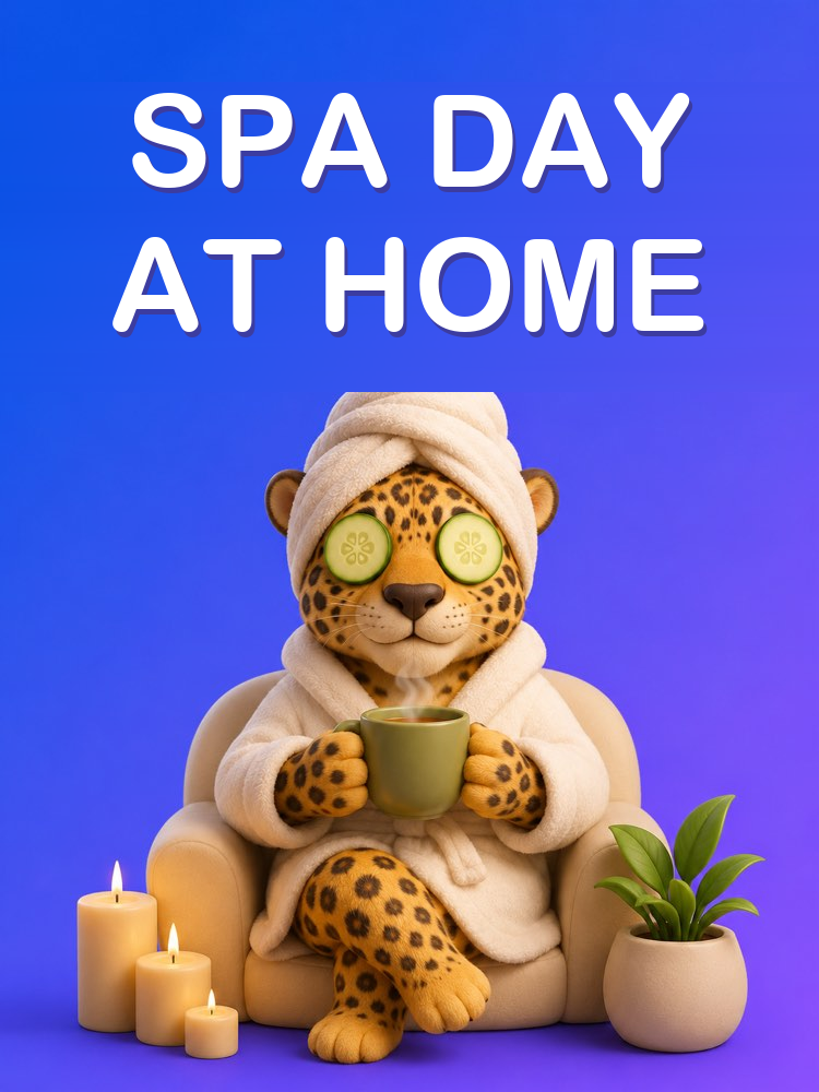 A Spa Day at Home with AI