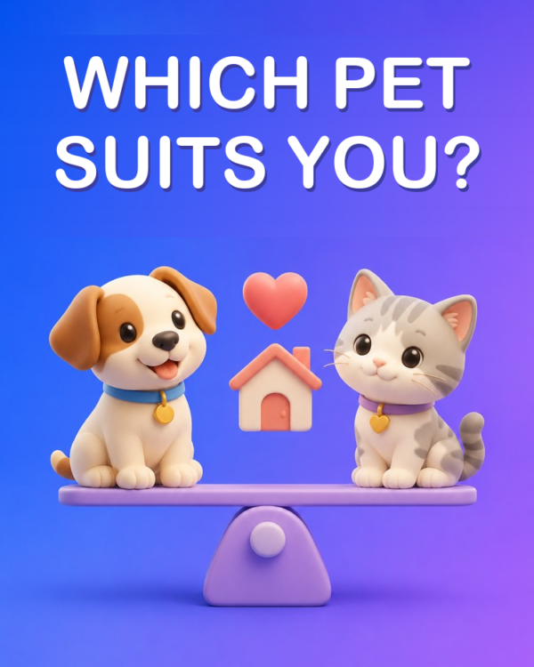Which Pet Suits Your Way of Life with AI