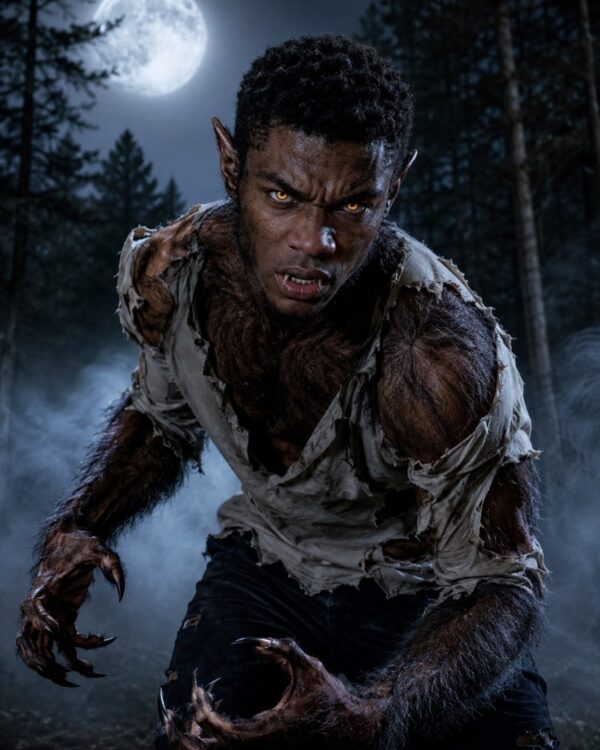 Fierce Werewolf Costume in Your Photo