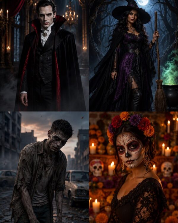 Mexican Skull (Catrina) Makeup