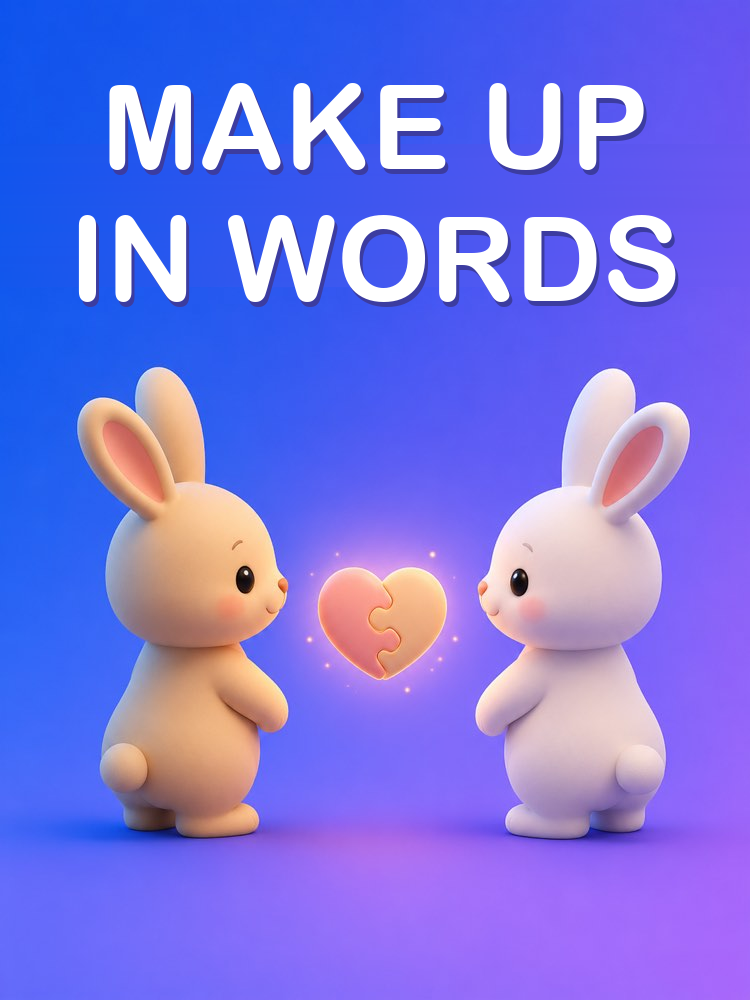 A Message to Make Up After a Row with AI