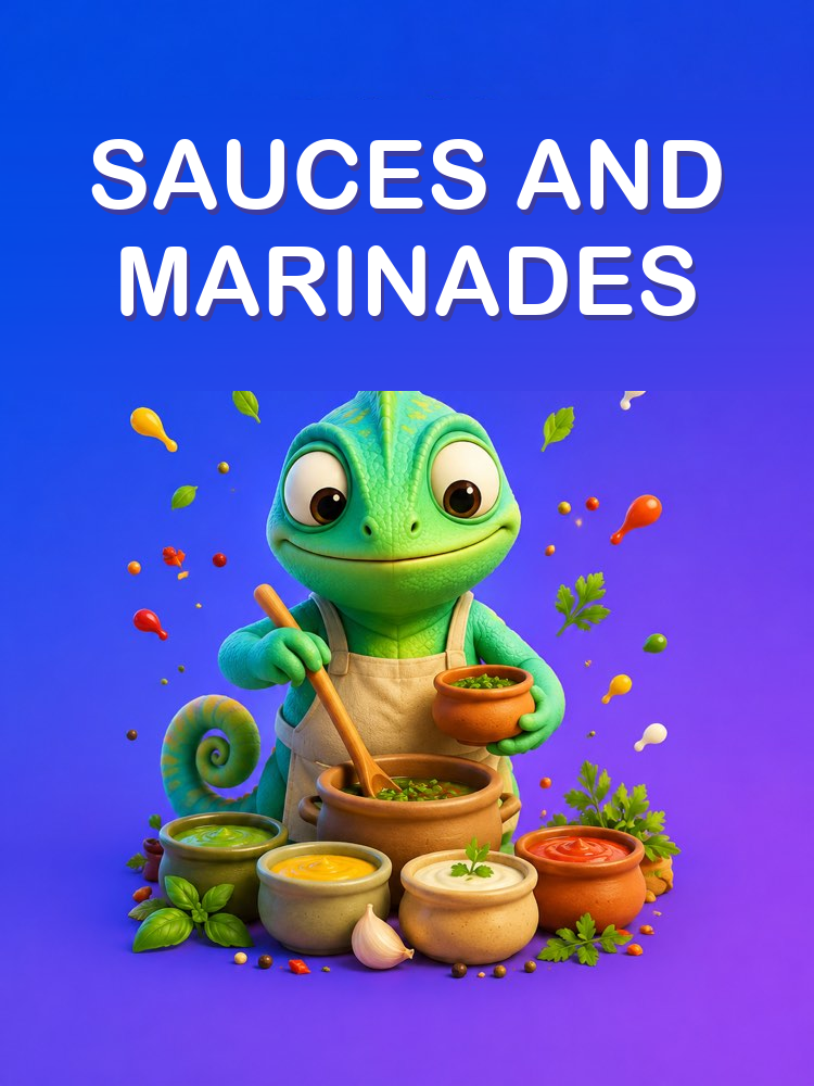 Homemade Sauces, Seasonings and Marinades, with AI