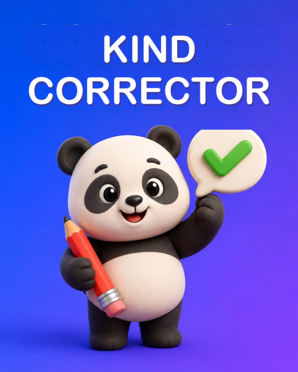 Kind Corrector That Explains Your Mistakes