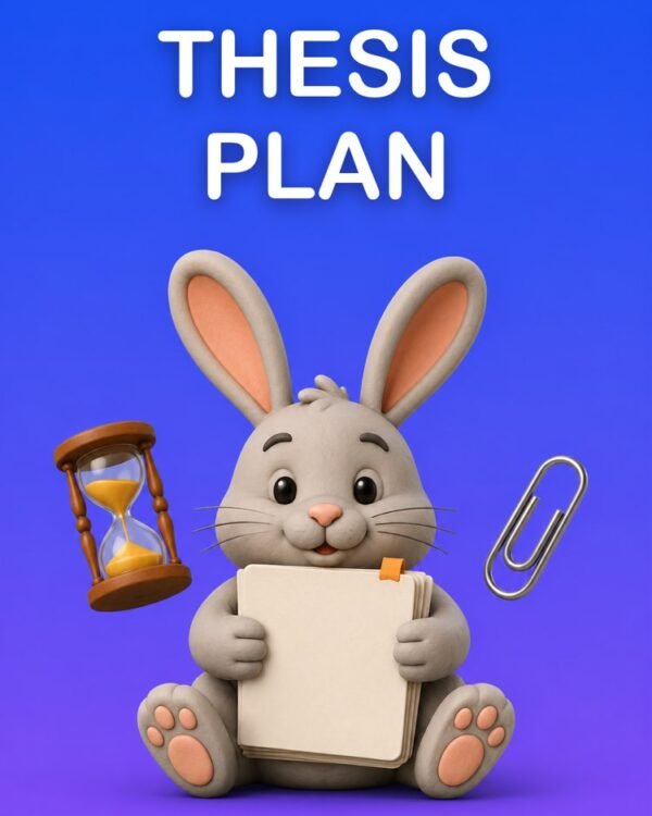 Dissertation Plan: From Topic to Deadline