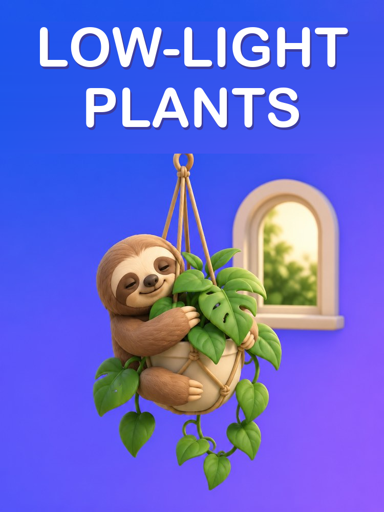 Plants for a Flat with Low Light with AI