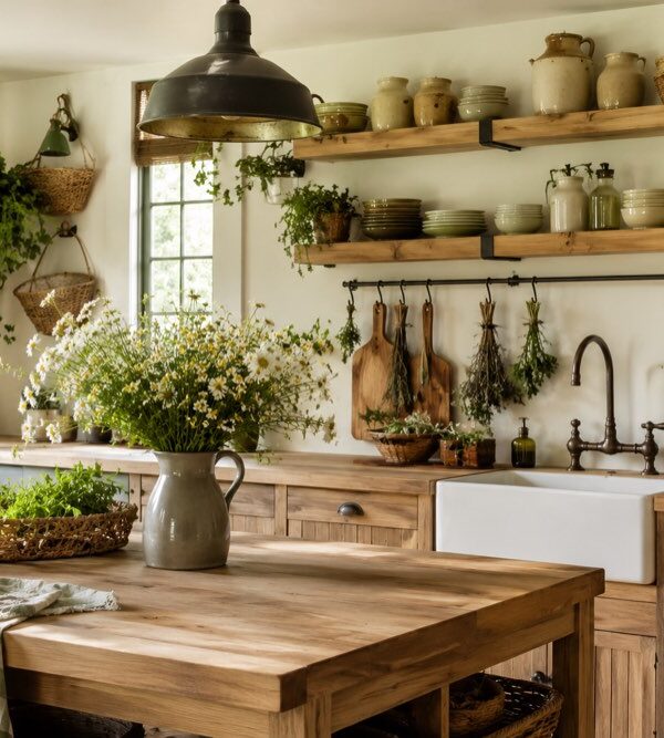 A Cosy Rustic Country Kitchen