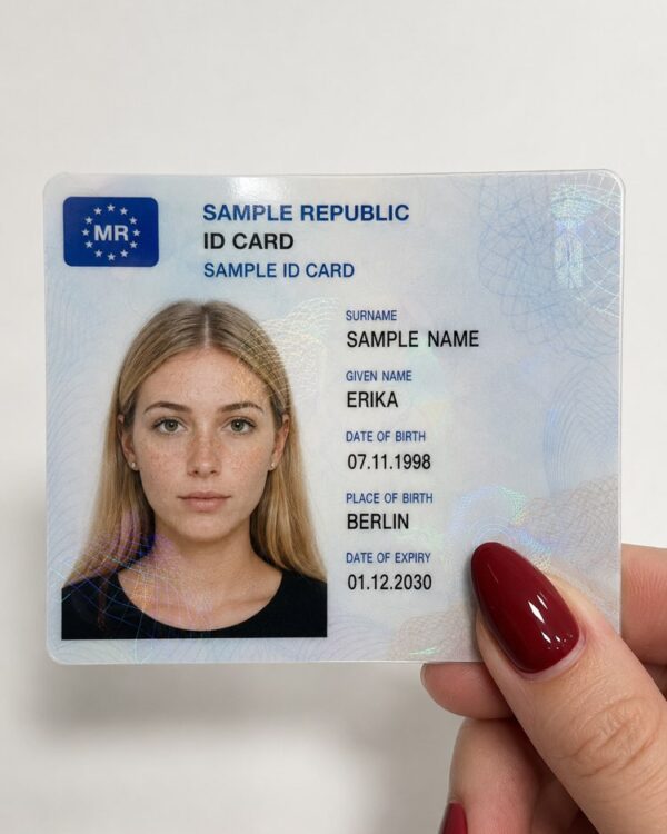 Fictional ID Card in Hand: the Viral TikTok Effect