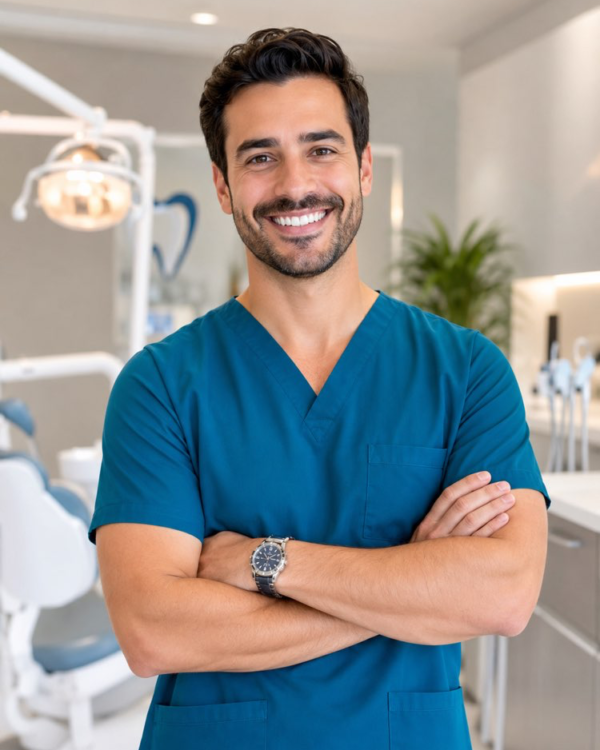 Professional Dentist Photo with AI