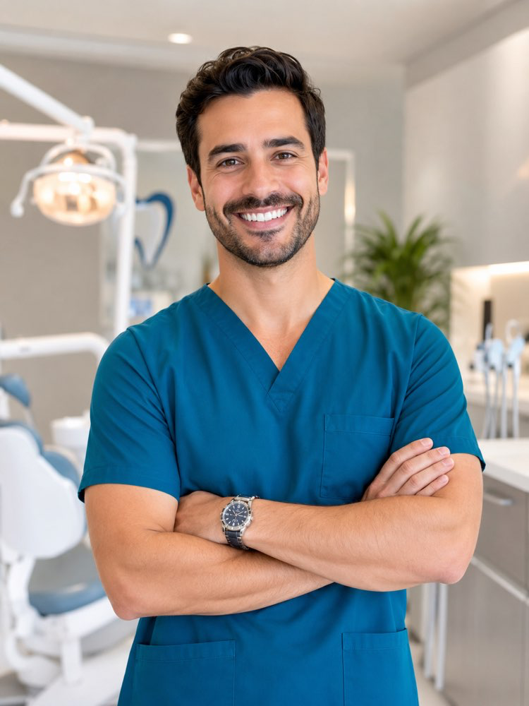 Professional Dentist Photo with AI