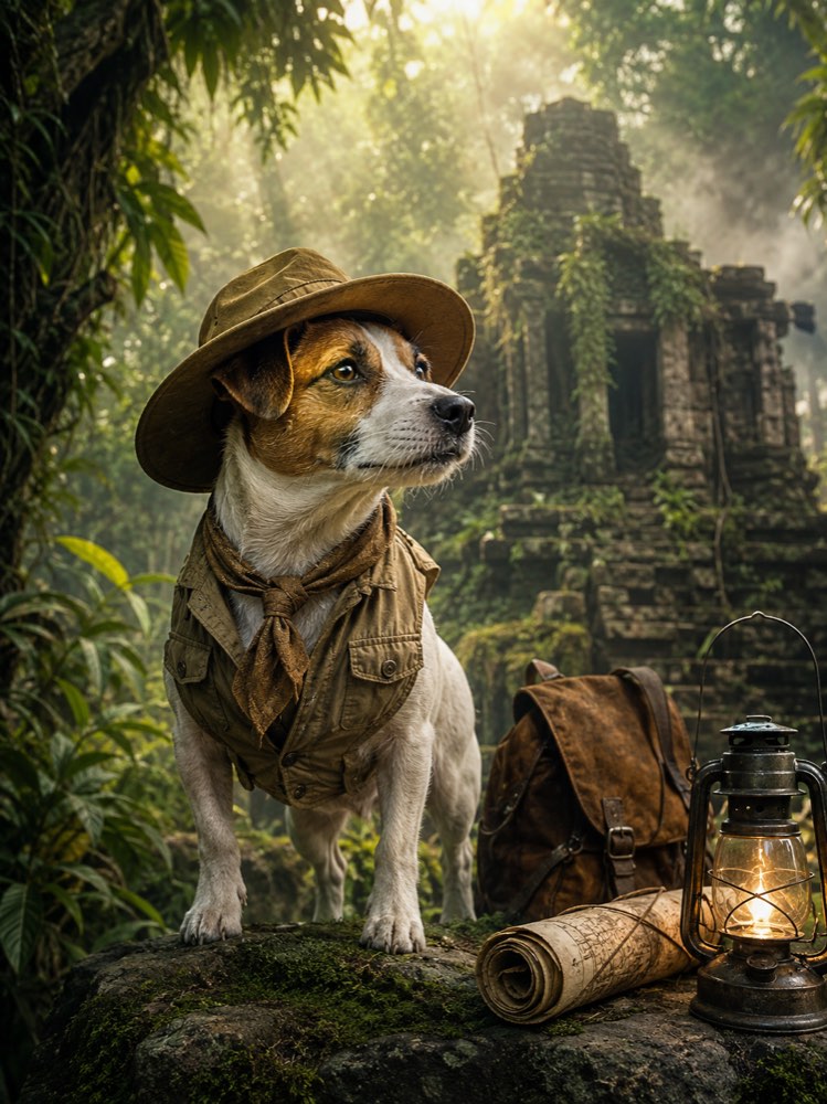 Your Pet Explorer: Jungle Adventure Photo