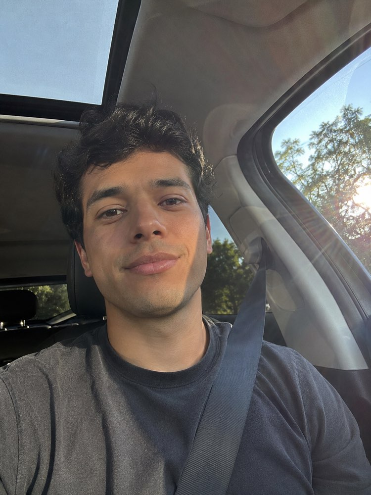 Car Selfie With Natural Light for Social Media