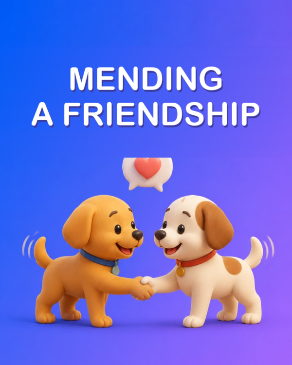 Sorting Out a Conflict with a Friend, with AI
