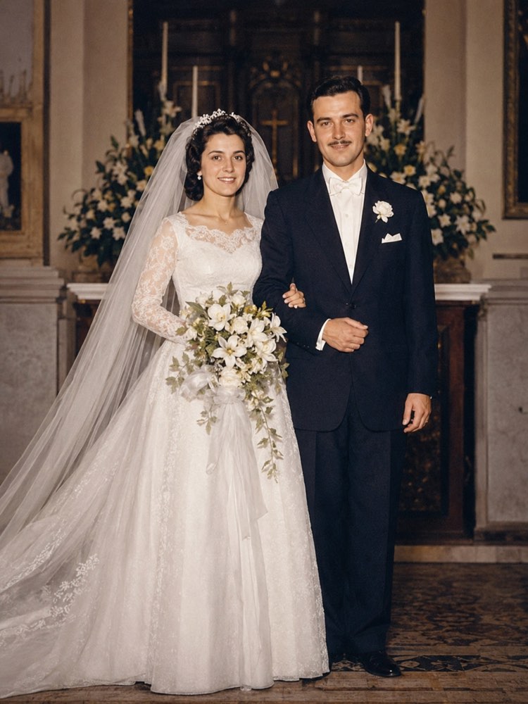 Restore an Old Wedding Photo with AI