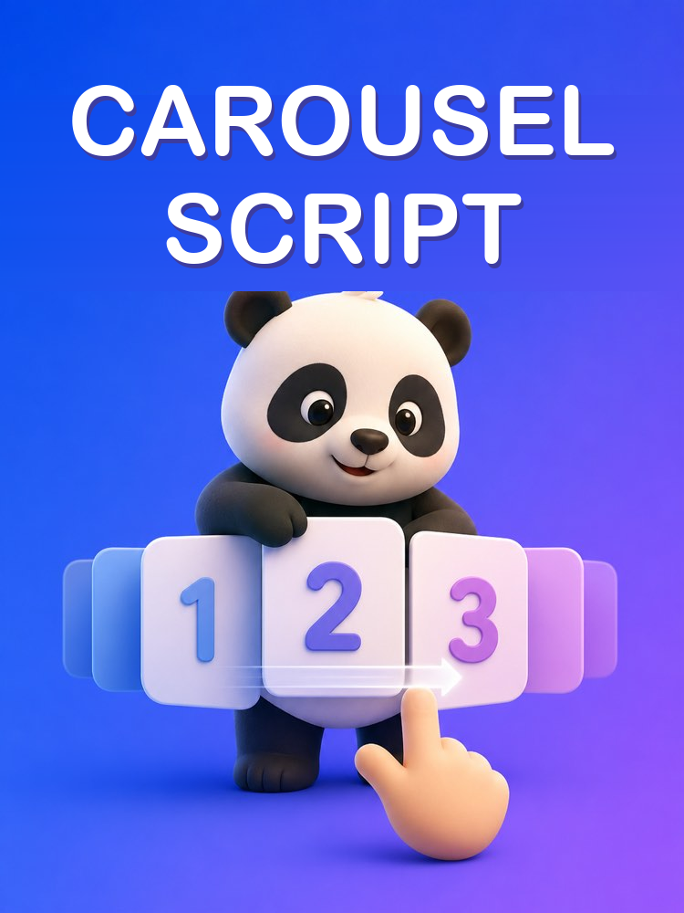 An Instagram Carousel Script with AI