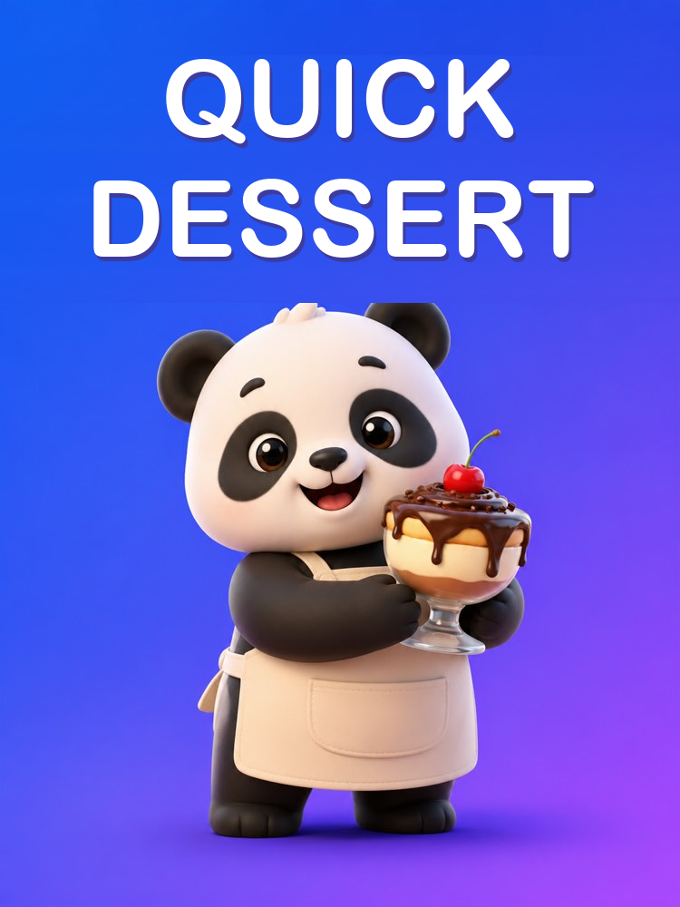 A Quick Dessert with Few Ingredients, with AI