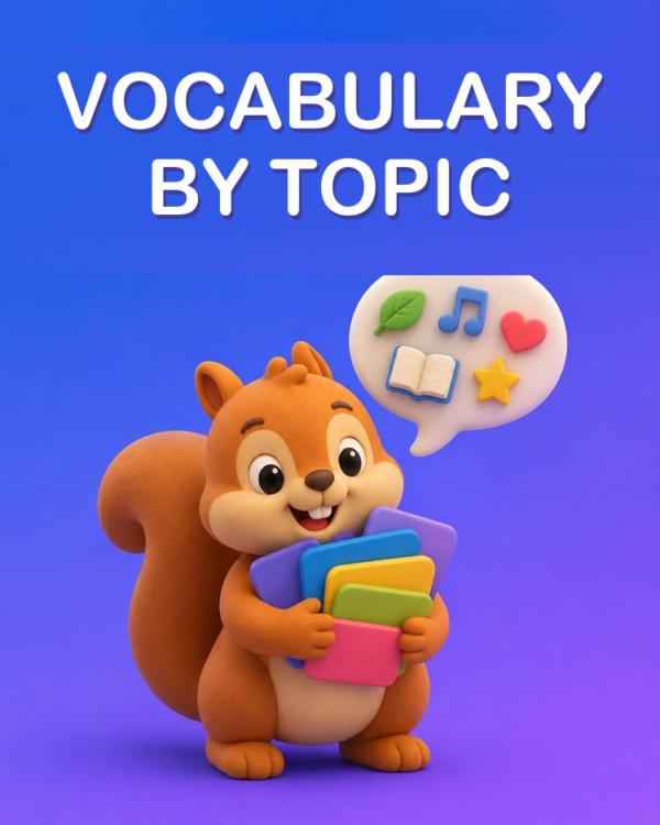 Vocabulary by Topic with Example Sentences
