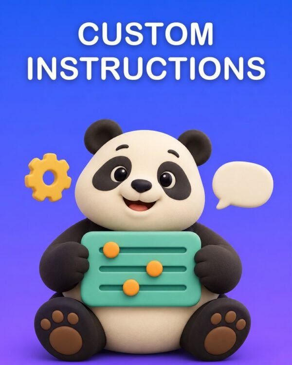 ChatGPT Custom Instructions, Set Up Once