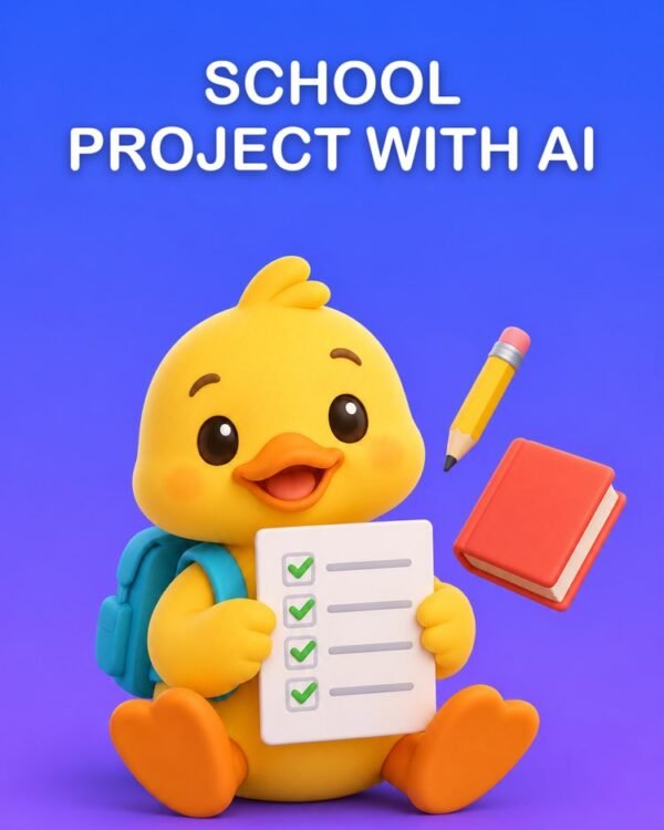 School Project With AI, From the Assignment to the Outline of Each Part