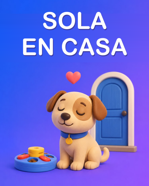 La Mascota Sola en Casa sin Ansiedad por Separación