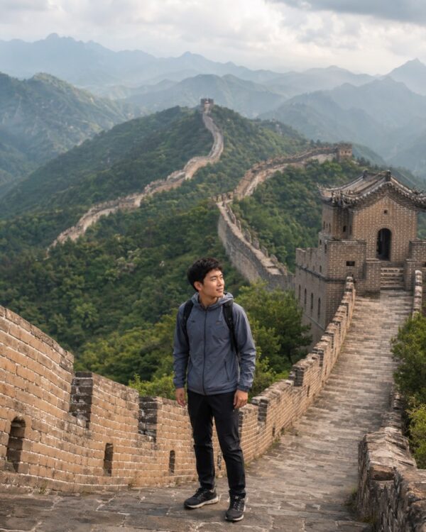 Foto en la Gran Muralla China Paso a Paso