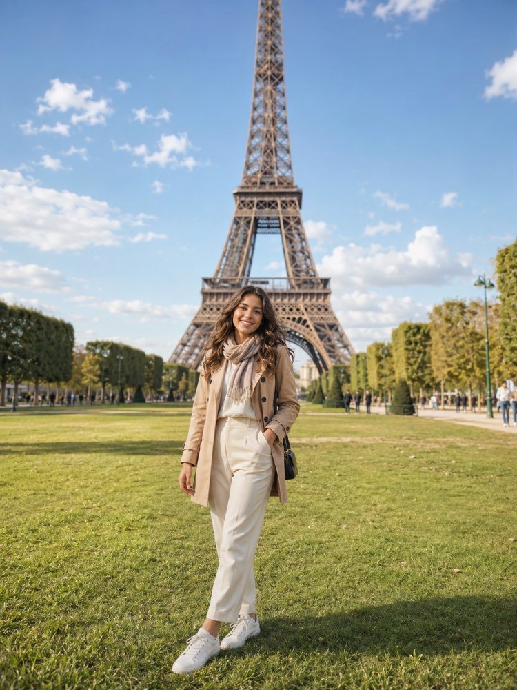 Tu Foto en la Torre Eiffel de París con IA