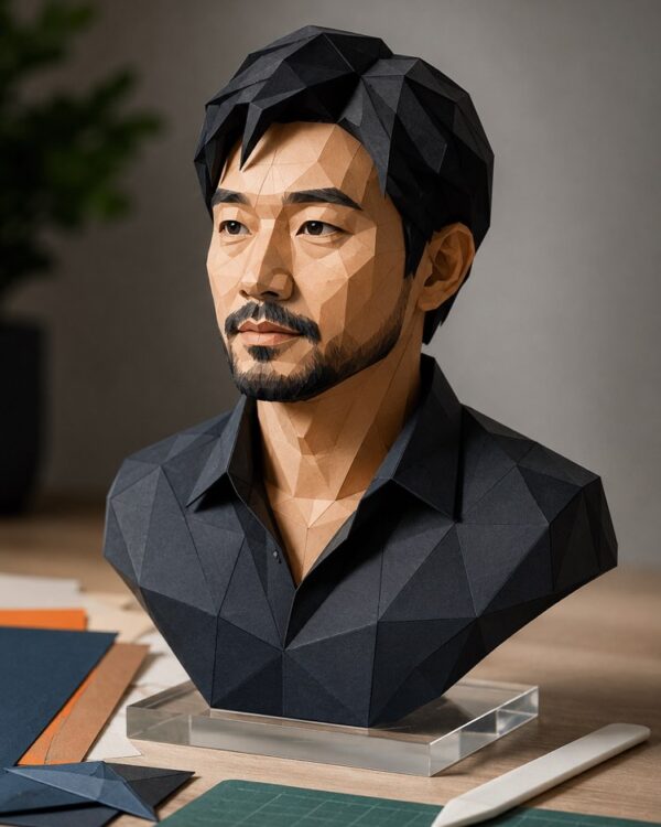 Convierte tu foto en una escultura de papel