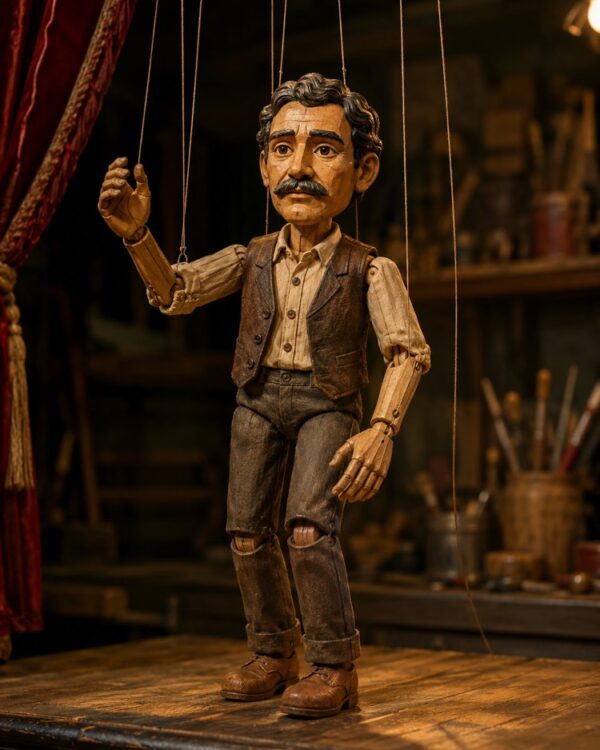 Conviértete en una marioneta de madera articulada