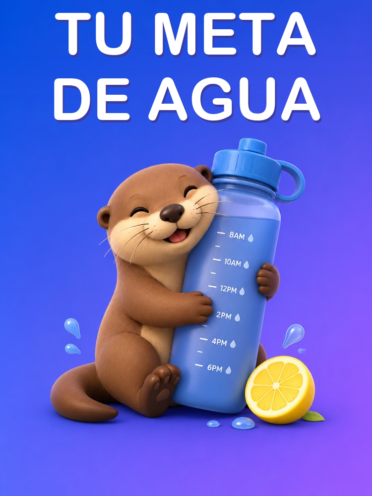 Tu Meta de Agua del Día Calculada para tu Rutina