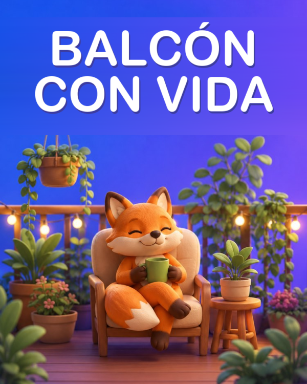 Paisajismo de Balcón y Patio Pequeño con IA