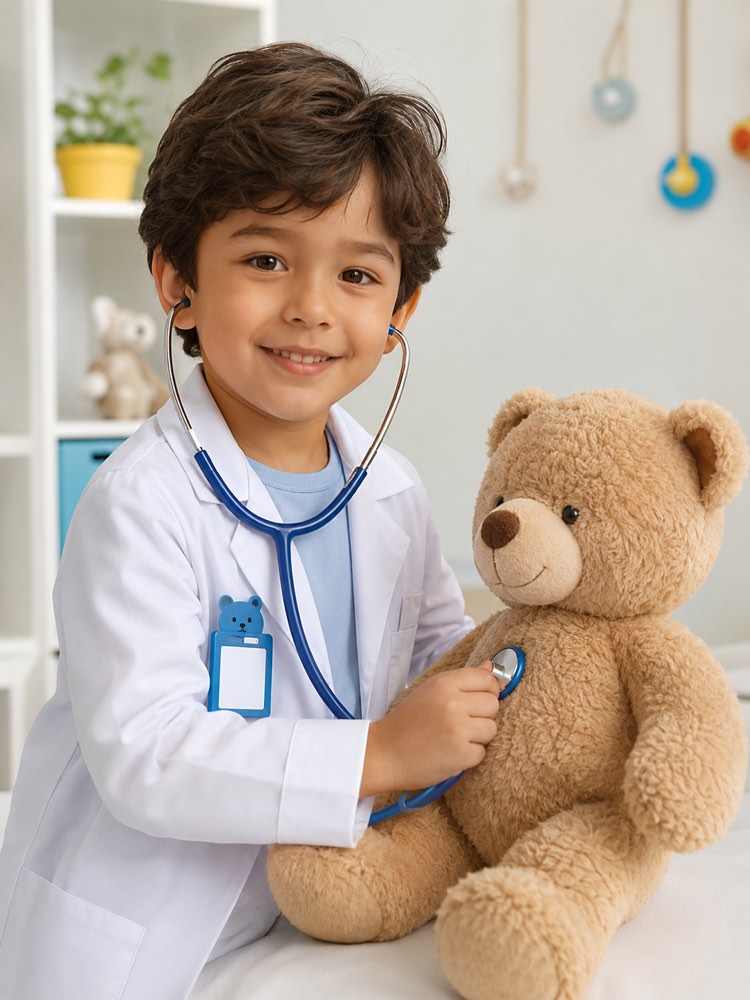 Niño Vestido de Médico en tu Foto