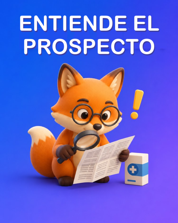 Entiende el prospecto del medicamento en lenguaje simple
