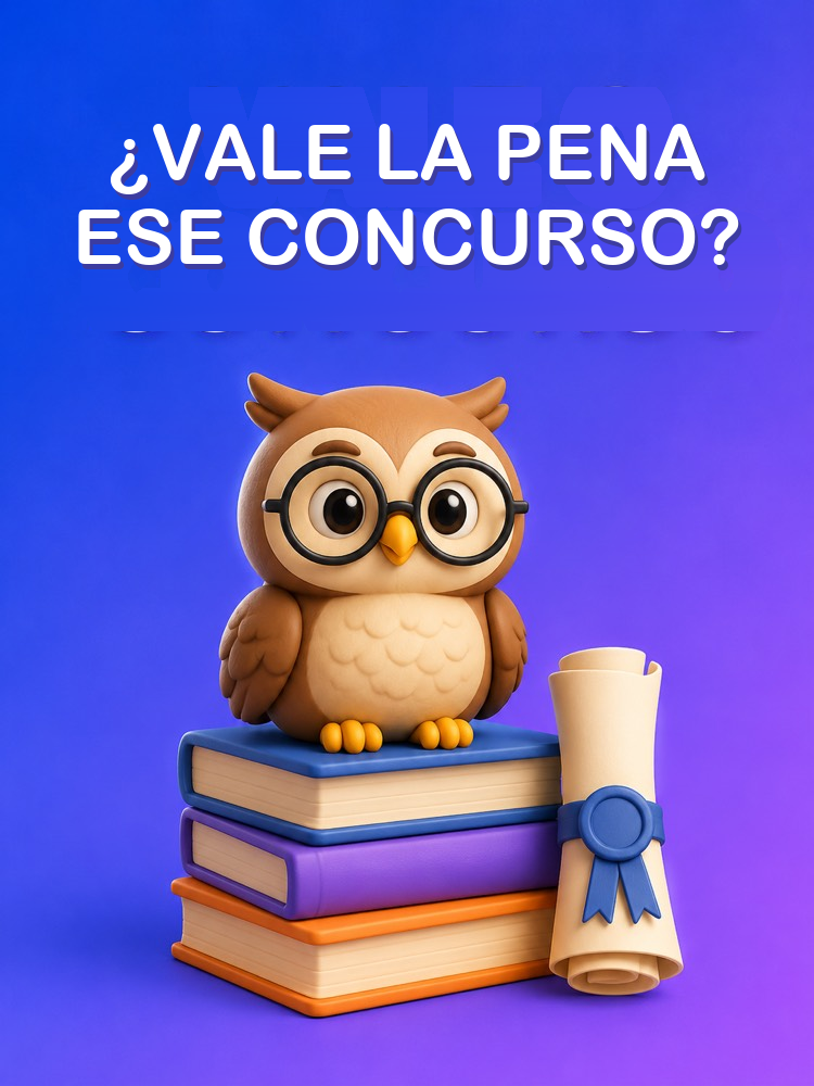 ¿Vale la pena presentarse a ese concurso público?