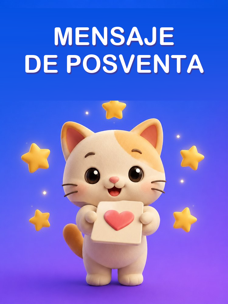 Posventa: agradecer, pedir reseña y recomendación