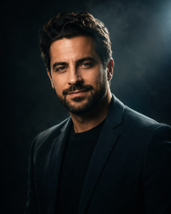 Headshot cinematográfico profesional