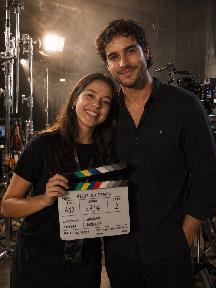 Foto en el Set de Rodaje con tu Ídolo