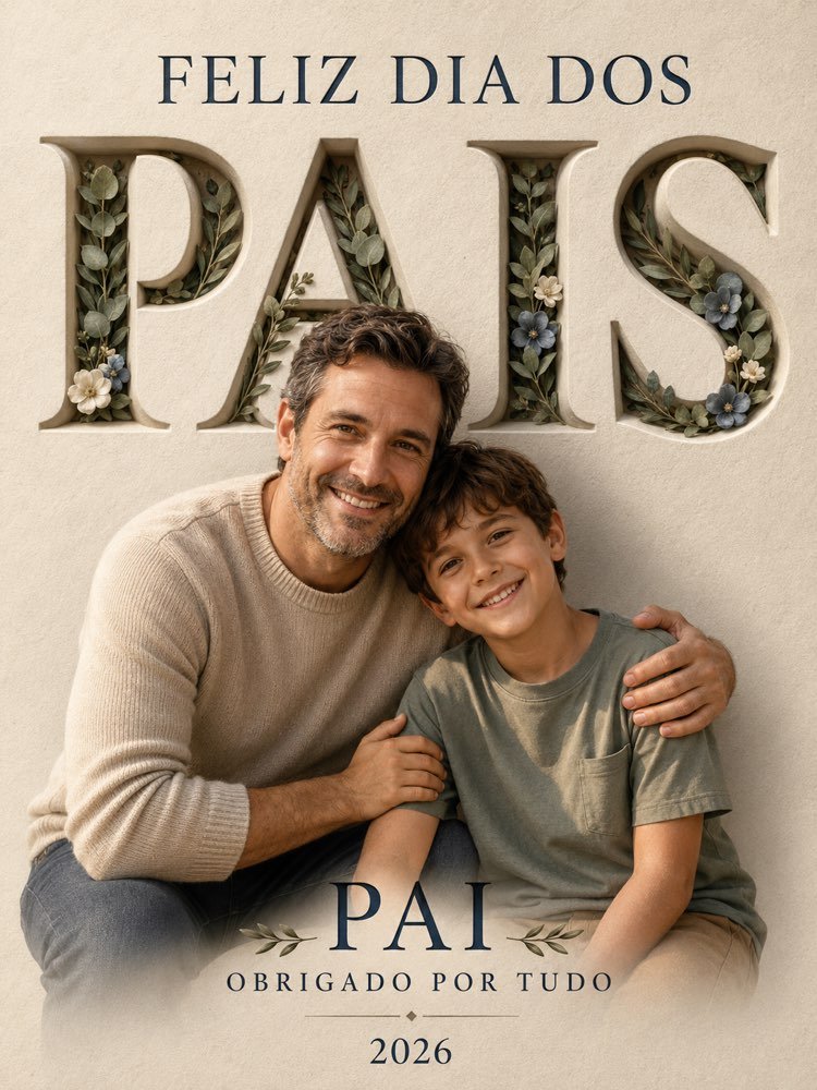 Póster del Día del Padre con tu Foto