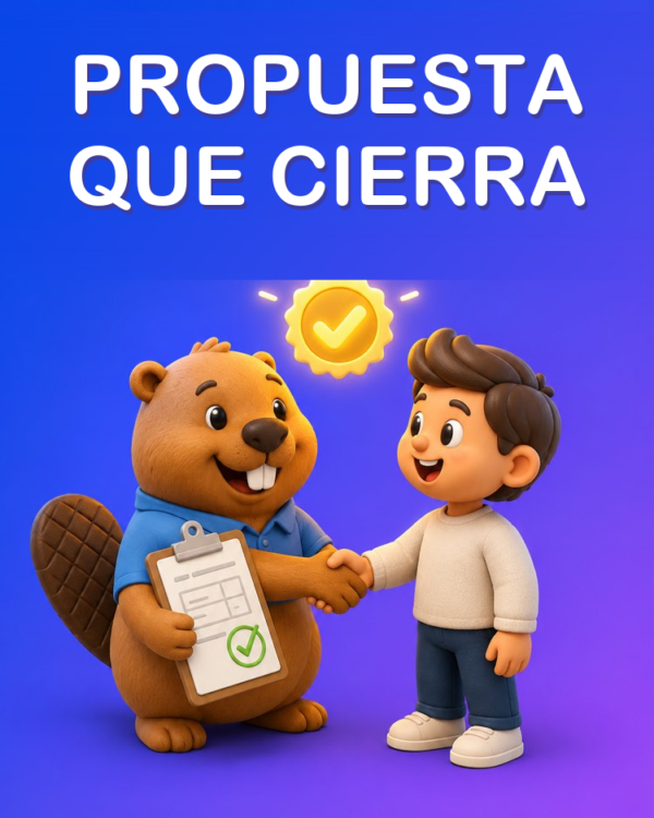Propuesta y presupuesto que cierran el trato